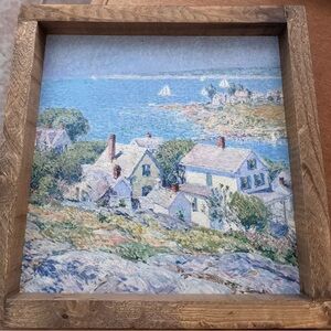 Framed Coastal Landscape Art